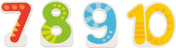 Zusätzliche Zahlen 7, 8, 9, 10