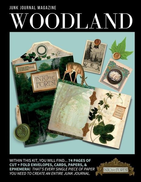 Produktbild: Junk Journal Magazine - Woodland