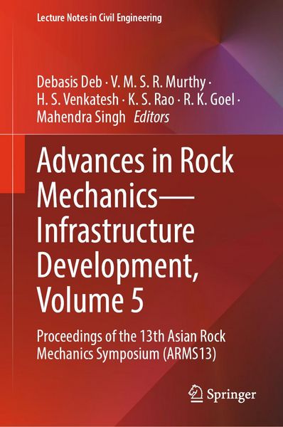 Produktbild: Advances in Rock Mechanics-Infrastructure Development, Volume 5