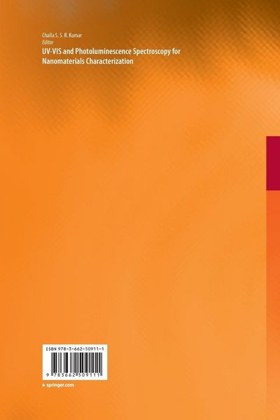 Produktbild: UV-VIS and Photoluminescence Spectroscopy for Nanomaterials Characterization