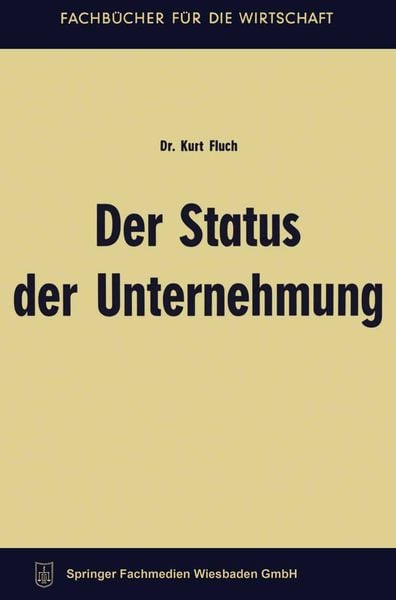 Produktbild: Der Status der Unternehmung