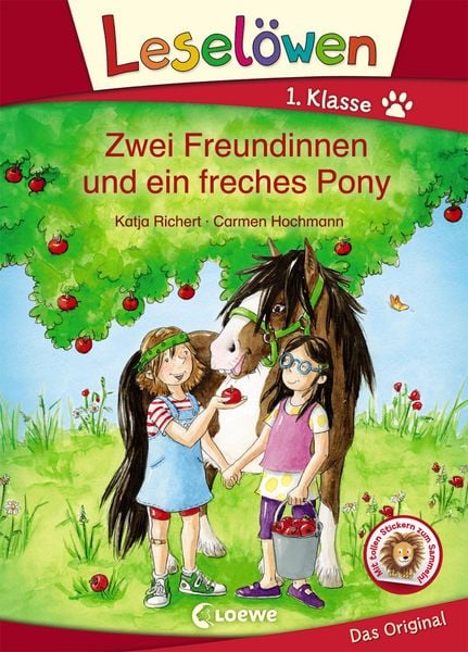 Produktbild: Lesel&ouml;wen 1. Klasse - Zwei Freundinnen und ein freches Pony