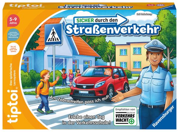Ravensburger 00173 - tiptoi® Sicher durch den Straßenverkehr, Verkehrsspiel, Lernspiel