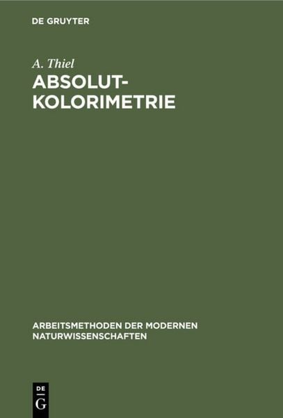 Produktbild: Absolutkolorimetrie