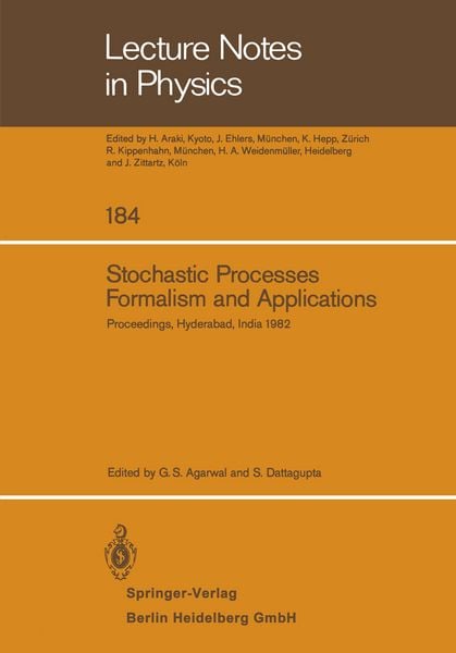 Produktbild: Stochastic Processes, Formalism and Applications