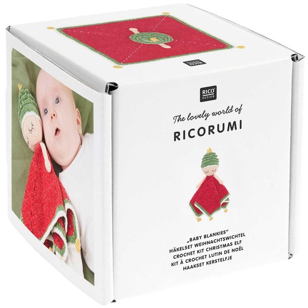 Produktbild: Ricorumi H&auml;kelset "Baby Blankies" Weihnachtswichtel