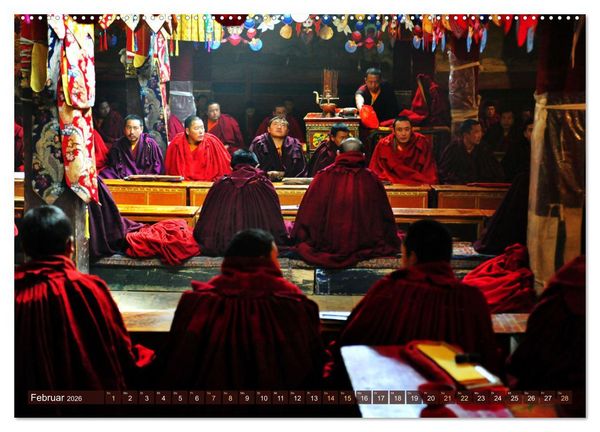 Produktbild: Tibet bewegt (hochwertiger Premium Wandkalender 2026 DIN A2 quer), Kunstdruck in Hochglanz