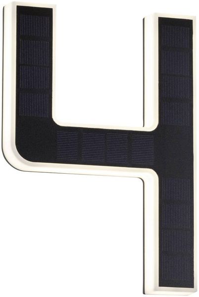 Produktbild: Paulmann 79845 Solar-Hausnummernleuchte 0.20W Warmweiß Schwarz