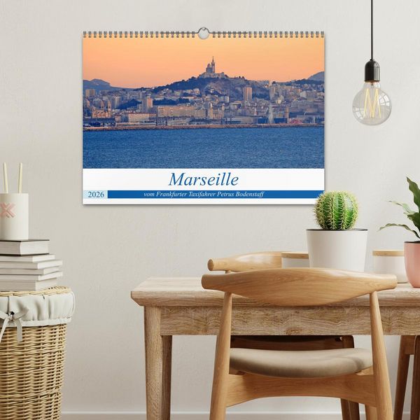 Produktbild: Marseille vom Frankfurter Taxifahrer Petrus Bodenstaff (Wandkalender 2026 DIN A3 quer), CALVENDO Monatskalender