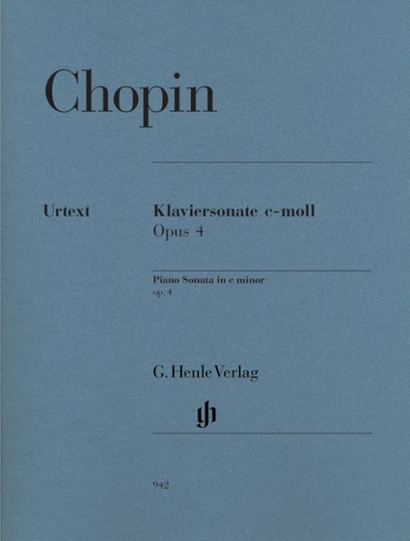 Produktbild: Chopin, F: Klaviersonate c-moll op. 4