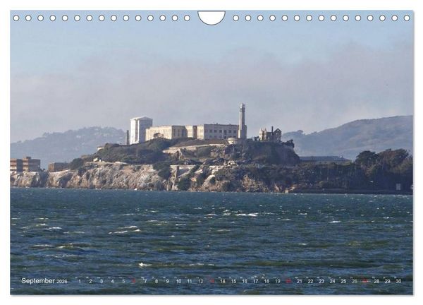 Produktbild: San Francisco Westk&uuml;ste USA (Wandkalender 2026 DIN A4 quer), CALVENDO Monatskalender