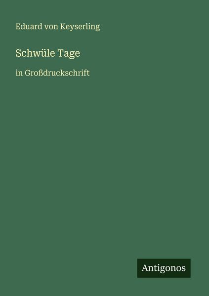 Produktbild: Schw&uuml;le Tage