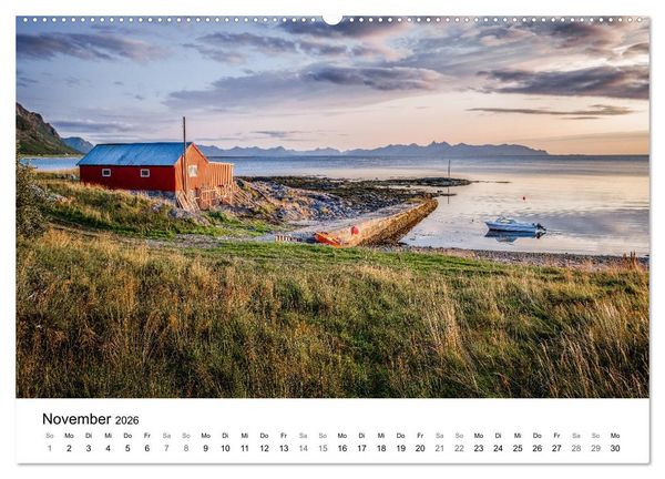 Produktbild: NORWEGEN - NORDMEER LANDSCHAFTEN (Wandkalender 2026 DIN A2 quer), CALVENDO Monatskalender