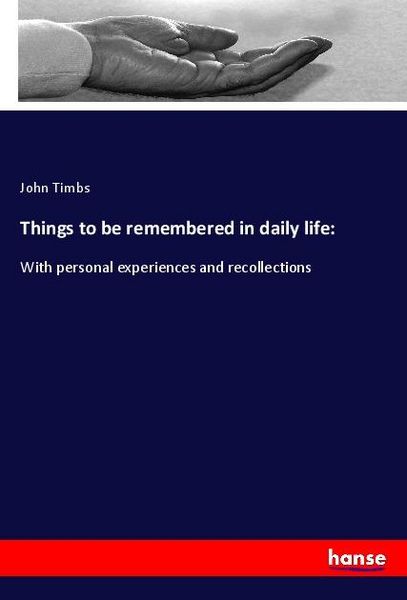 Produktbild: Things to be remembered in daily life: