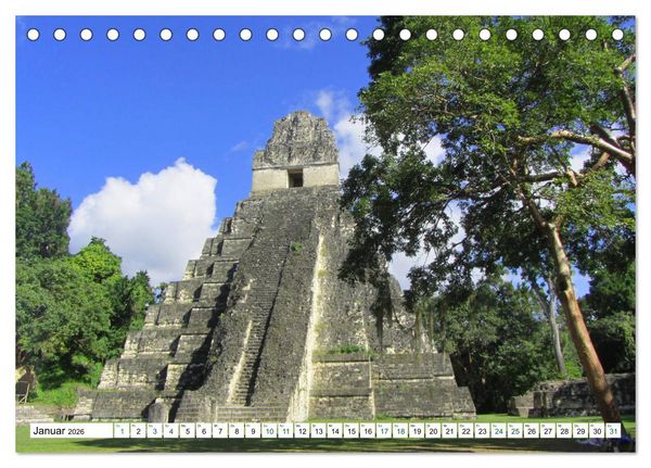 Produktbild: Guatemala - Buntes Herz der Mayas in Zentralamerika (Tischkalender 2026 DIN A5 quer), CALVENDO Monatskalender