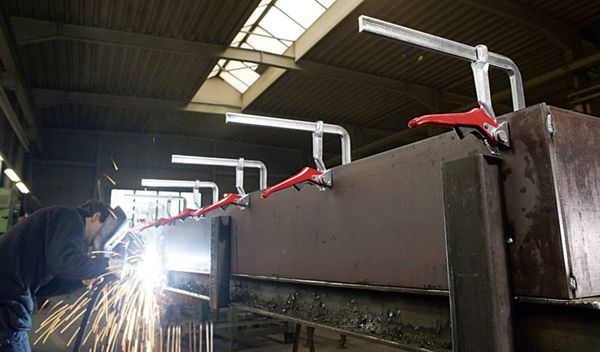 Produktbild: Hebelzwinge GH Spann-W.400mm A.120mm Spannkraft b.zu 8500 N BESSEY