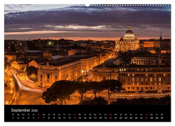 Produktbild: Rom - Impressionen aus der ewigen Stadt (Wandkalender 2026 DIN A2 quer), CALVENDO Monatskalender