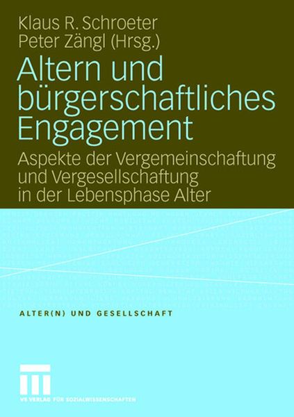Produktbild: Altern und b&uuml;rgerschaftliches Engagement