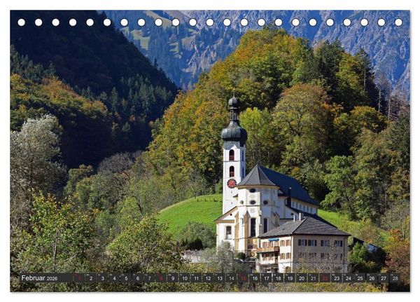 Produktbild: Vorarlberg in &Ouml;sterreich (Tischkalender 2026 DIN A5 quer), CALVENDO Monatskalender