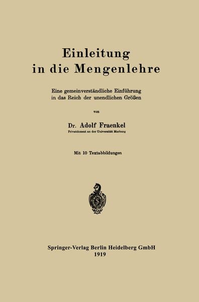 Produktbild: Einleitung in die Mengenlehre