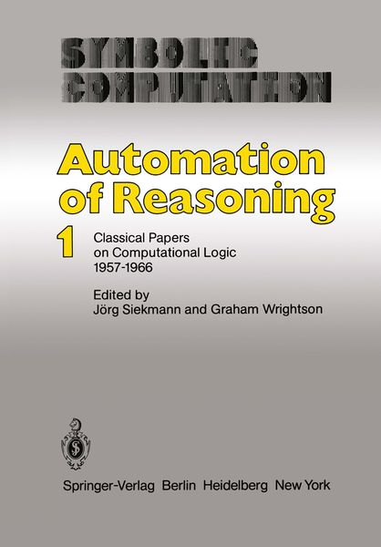 Produktbild: Automation of Reasoning