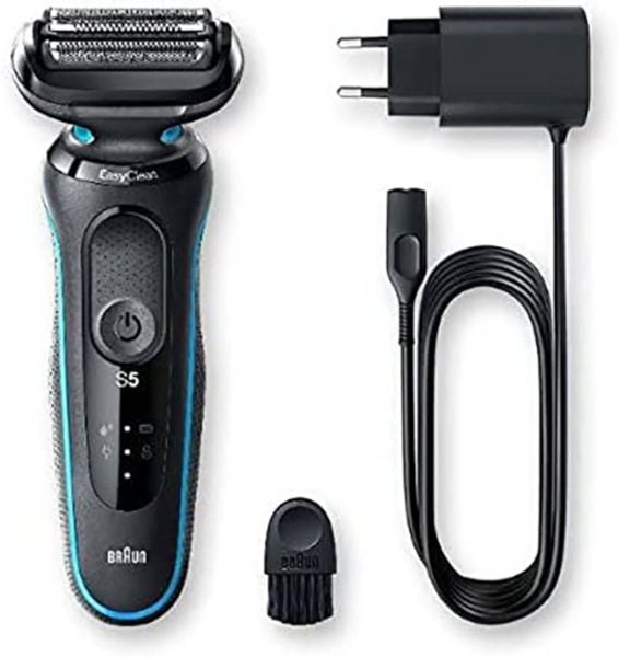 Braun Series 5s EasyClean Folienrasierer Schwarz, Türkis