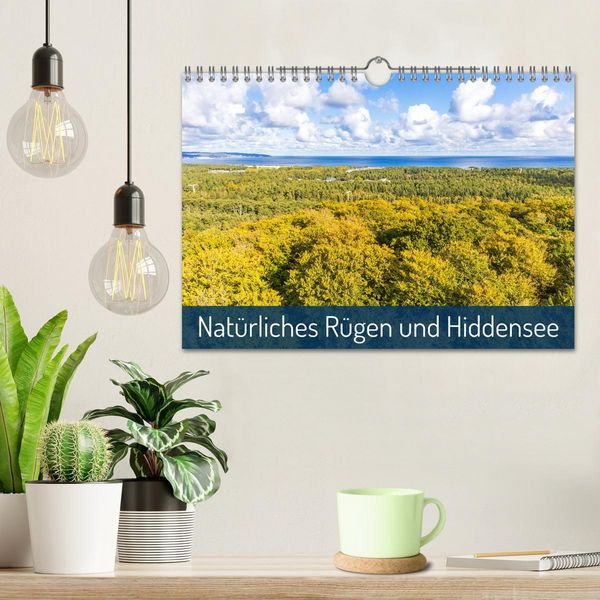 Produktbild: Nat&uuml;rliches R&uuml;gen und Hiddensee (Wandkalender 2026 DIN A4 quer), CALVENDO Monatskalender