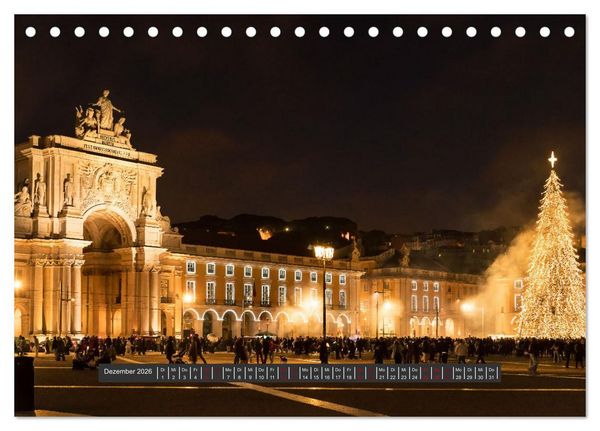 Produktbild: Portugals Atlantikk&uuml;ste (Tischkalender 2026 DIN A5 quer), CALVENDO Monatskalender