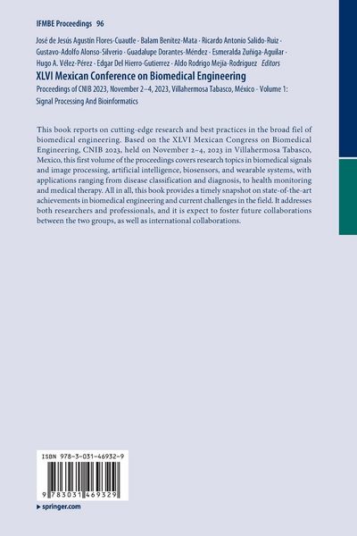 Produktbild: XLVI Mexican Conference on Biomedical Engineering