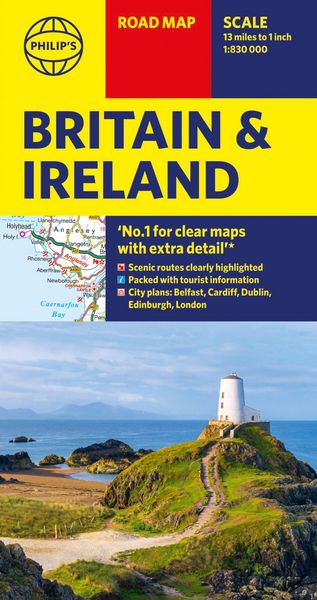 Produktbild: Philip's Britain and Ireland Road Map