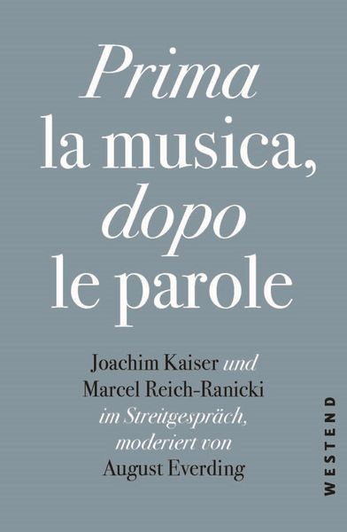 Produktbild: Prima la musica, dopo le parole