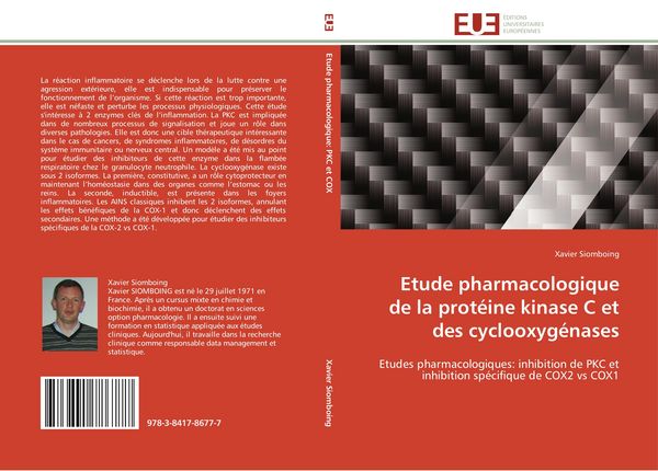Produktbild: Etude pharmacologique de la prot&eacute;ine kinase C et des cyclooxyg&eacute;nases