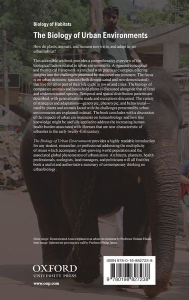 Produktbild: The Biology of Urban Environments