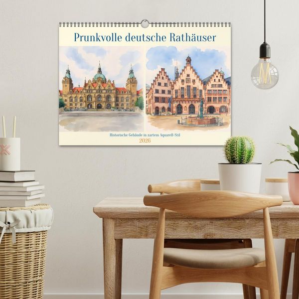 Produktbild: Prunkvolle deutsche Rath&auml;user (Wandkalender 2026 DIN A3 quer), CALVENDO Monatskalender
