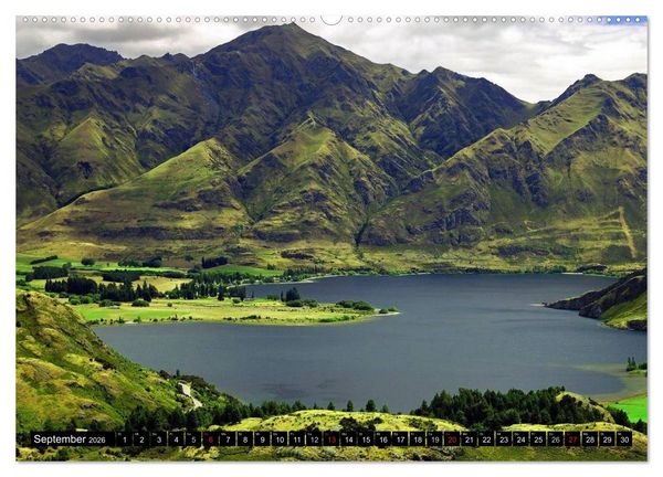 Produktbild: Neuseeland &bull; Impressionen (hochwertiger Premium Wandkalender 2026 DIN A2 quer), Kunstdruck in Hochglanz