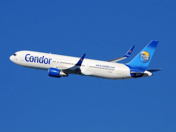 Produktbild: CALVENDO Puzzle Condor Boeing 767-300ER | 1000 Teile Lege-Gr&ouml;&szlig;e 64 &times; 48 cm Foto-Puzzle f&uuml;r gl&uuml;ckliche Stunden