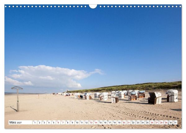 Produktbild: Spiekeroog - Momente einer Reise (Wandkalender 2027 DIN A3 quer), CALVENDO Monatskalender