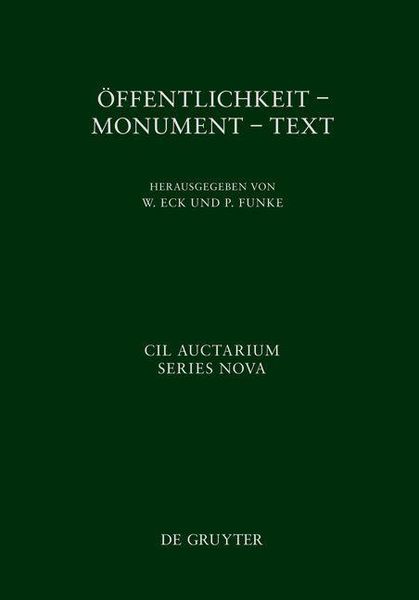 Produktbild: &Ouml;ffentlichkeit - Monument - Text