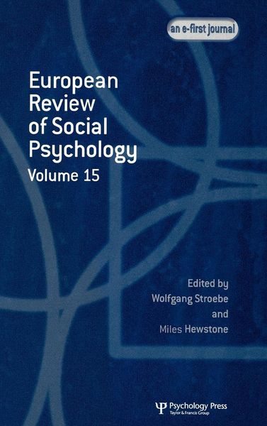 Produktbild: European Review of Social Psychology
