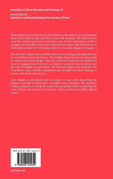 Produktbild: Exploration and Meaning Making in the Learning of Science