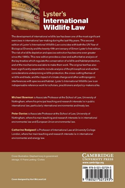 Produktbild: Lyster's International Wildlife Law