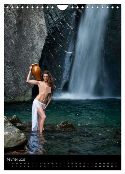 Produktbild: Chutes d'eau au Tessin (Calendrier mural 2026 DIN A4 horizontal), CALVENDO calendrier mensuel