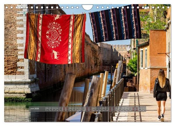 Produktbild: Sehnsuchtsort Venedig 2026 (Wandkalender 2026 DIN A4 quer), CALVENDO Monatskalender