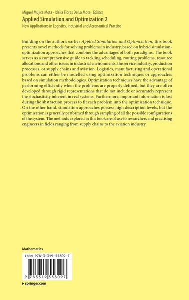 Produktbild: Applied Simulation and Optimization 2