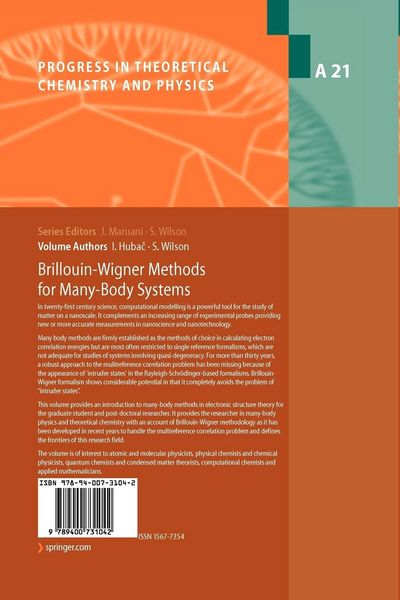 Produktbild: Brillouin-Wigner Methods for Many-Body Systems