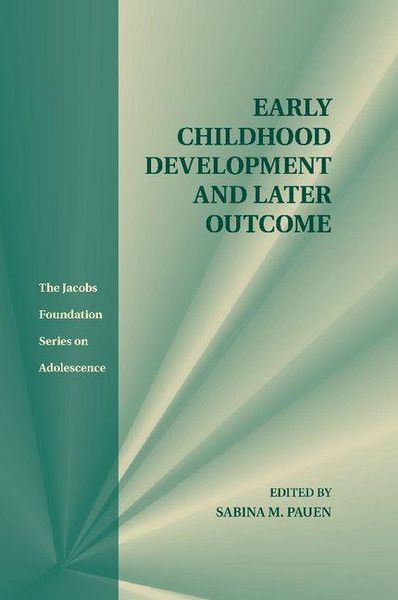 Produktbild: Early Childhood Development and Later Outcome