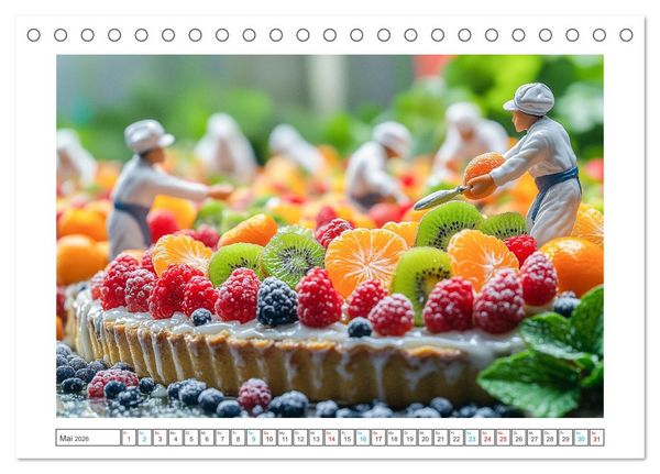 Produktbild: Zauberhafte Miniaturwelt (Tischkalender 2026 DIN A5 quer), CALVENDO Monatskalender