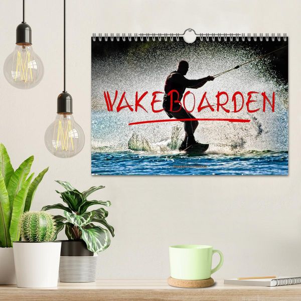 Produktbild: Wakeboarden (Wandkalender 2026 DIN A4 quer), CALVENDO Monatskalender