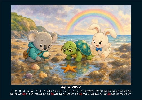 Produktbild: Seesterne und Muscheln 2027 Fotokalender DIN A5