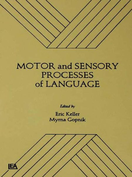 Produktbild: Motor and Sensory Processes of Language